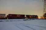 CP ES44AC & CEFX AC44CW Locomotives in the yard